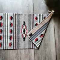 20" X 40" Handwoven Wool Southwestern Rug The Domingo Accent Rug - Ranch Junkie Mercantile LLC 