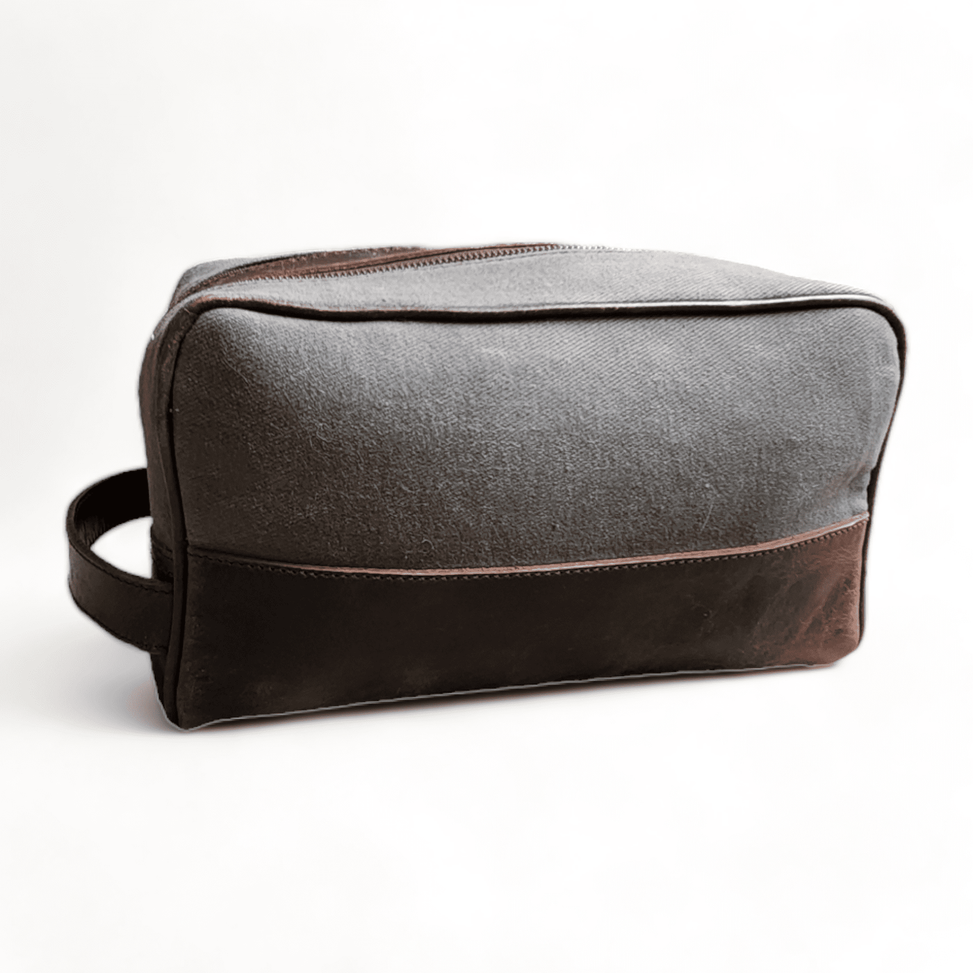 The Canvas/Leather Drifter Large Toiletry Bag - Ranch Junkie Mercantile LLC 