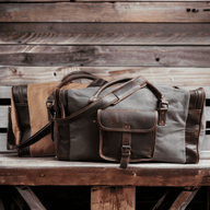 Mega Bundle Deal Canvas/Leather Drifter Duffel + Backpack + Toiletry Bag - Ranch Junkie Mercantile LLC