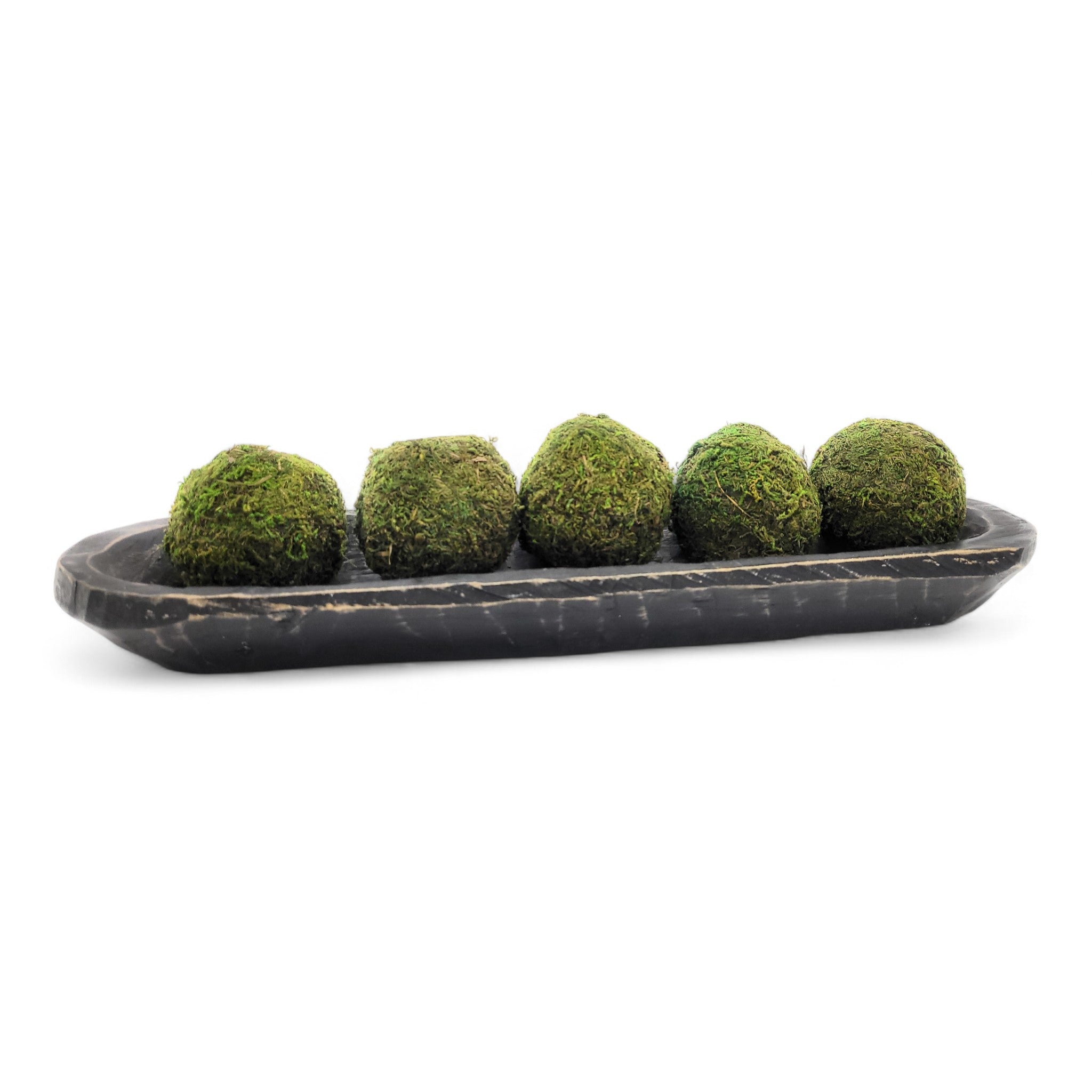 18"-21" Long Rustic Ebony Baguette Dough Bowl, Decorative Bowl New Dawn Ebony - Ranch Junkie Mercantile LLC 