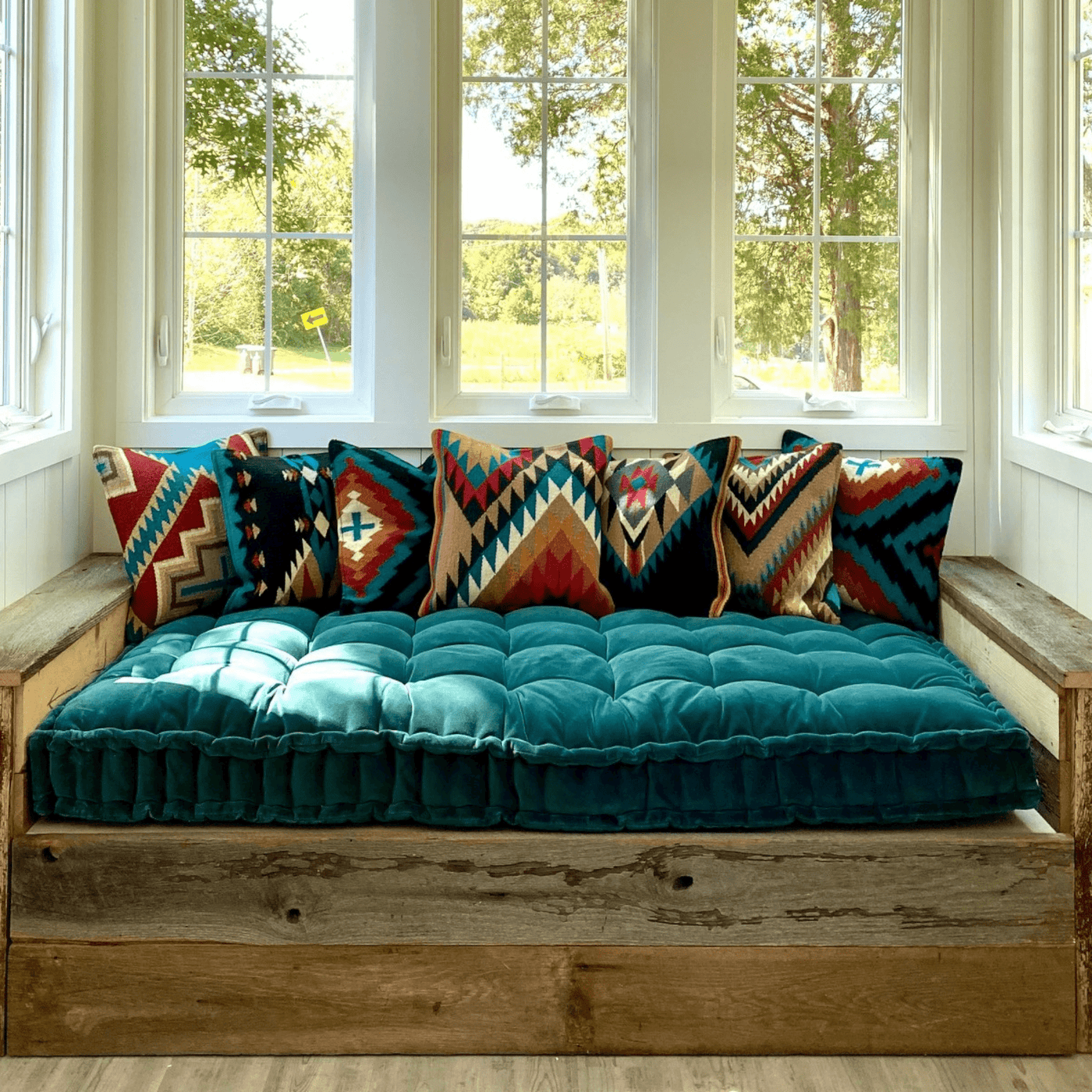 4 Tufted Wool Daybed Cushion, Home of Wool