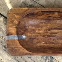 24"-26" Long Industrial Grand Canyon Large Decorative Dough Bowl, Table Center Piece - Ranch Junkie LLC 