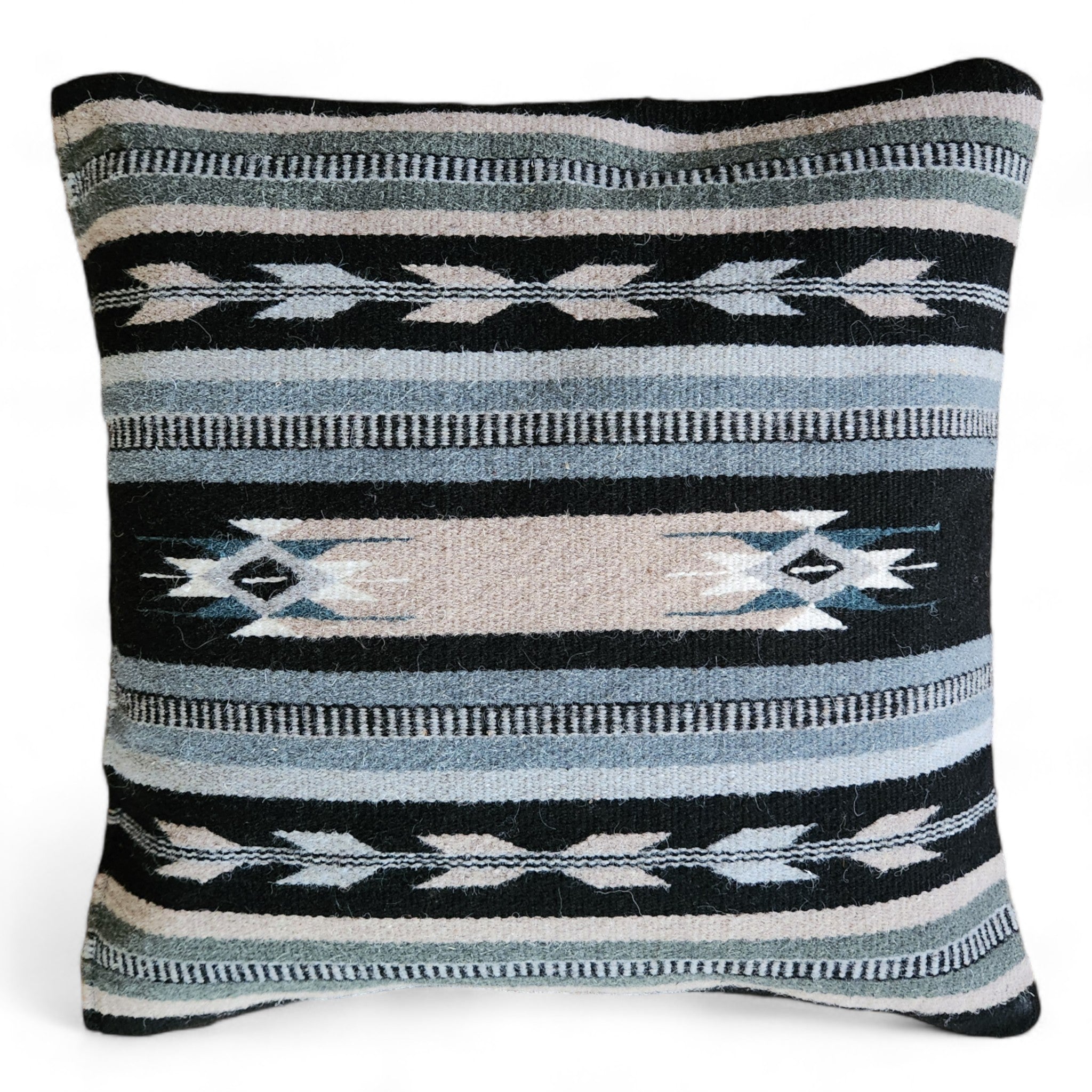 20 X 20 Handwoven Wool Southwestern Pillows - Western Pillow Covers