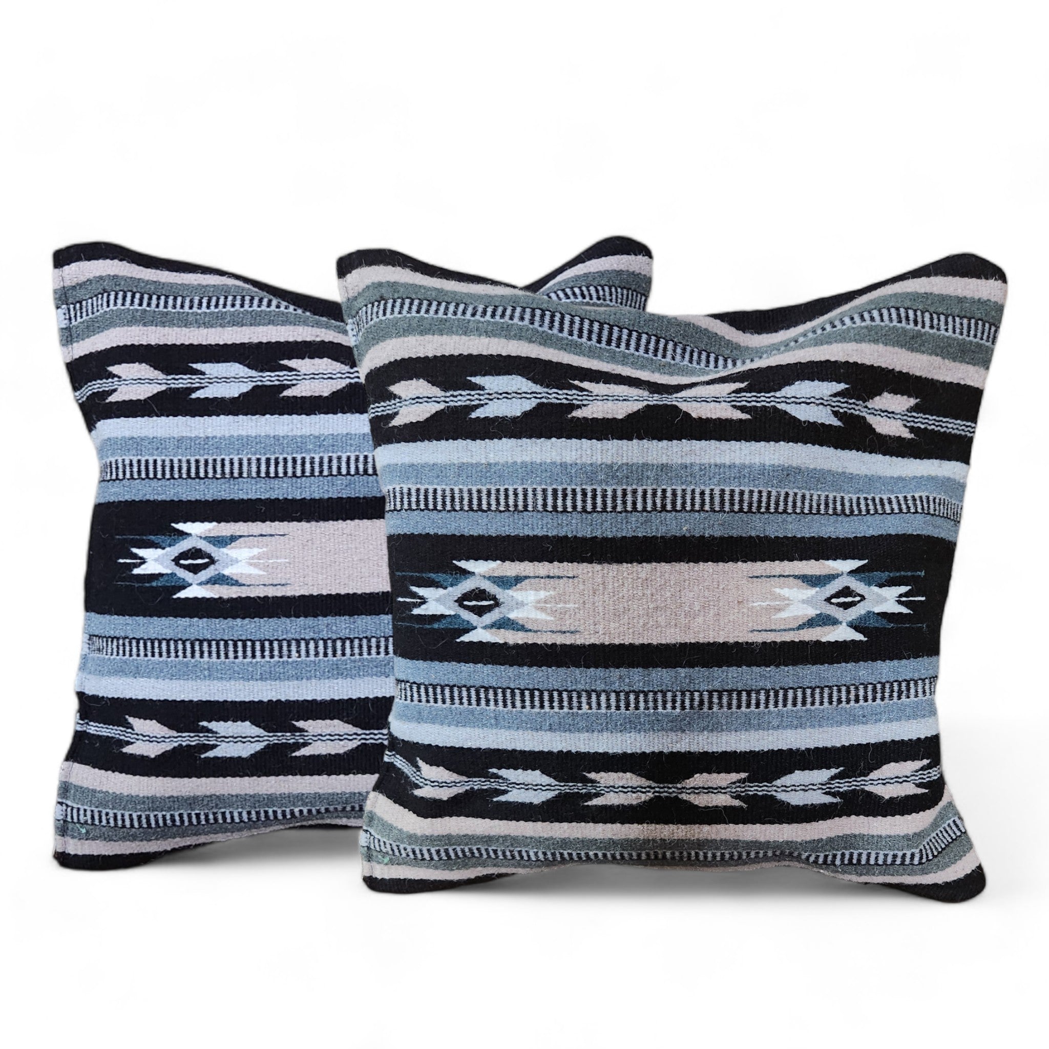 20 X 20 Handwoven Wool Southwestern Pillows - Western Pillow Covers