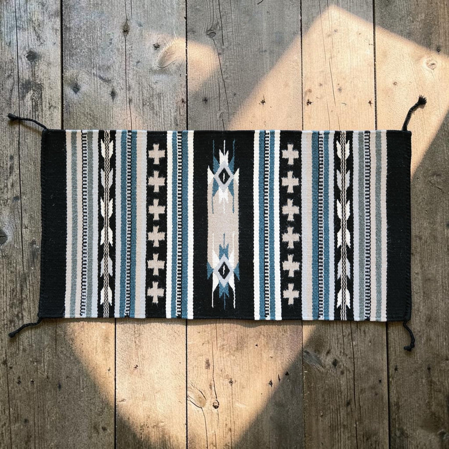 20" X 40" Handwoven Wool Southwestern Rug The Grand Ridge Accent Rug - Ranch Junkie LLC 