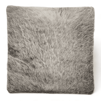 18x18 Genuine Cowhide Pillow Covers  Black/White Double Sided Highlands Cowhide Pillow - Ranch Junkie Mercantile LLC 