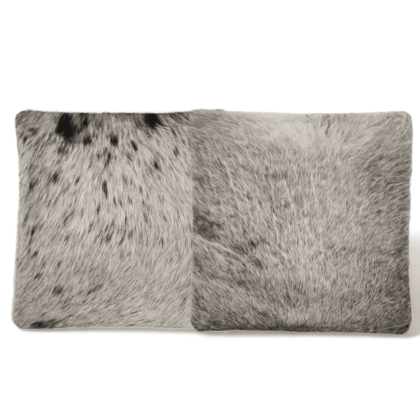 18x18 Genuine Cowhide Pillow Covers  Black/White Double Sided Highlands Cowhide Pillow - Ranch Junkie Mercantile LLC 