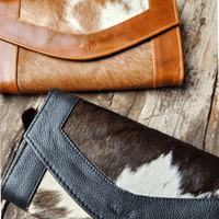 The Highlands Genuine Cowhide Full Size Large Wallet- Envelope Wallet - Ranch Junkie Mercantile LLC