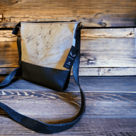Sample Sale Highlands Genuine Cowhide Large Black Crossbody Bag Crossbody Purse #5 - Ranch Junkie Mercantile LLC