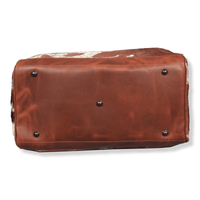 Mega Bundle Deal -The Highlands Large Genuine Cowhide Weekender Duffel Saddle+ Saddle Crossbody +Wristlet Clutch Saddle - Ranch Junkie Mercantile LLC 