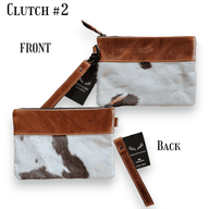 Sample Sale Highlands Genuine Cowhide Wristlet Clutch Bag - Ranch Junkie Mercantile LLC