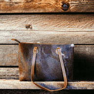 Sample Sale Highlands Genuine Cowhide Large Tote #1 - Ranch Junkie Mercantile LLC