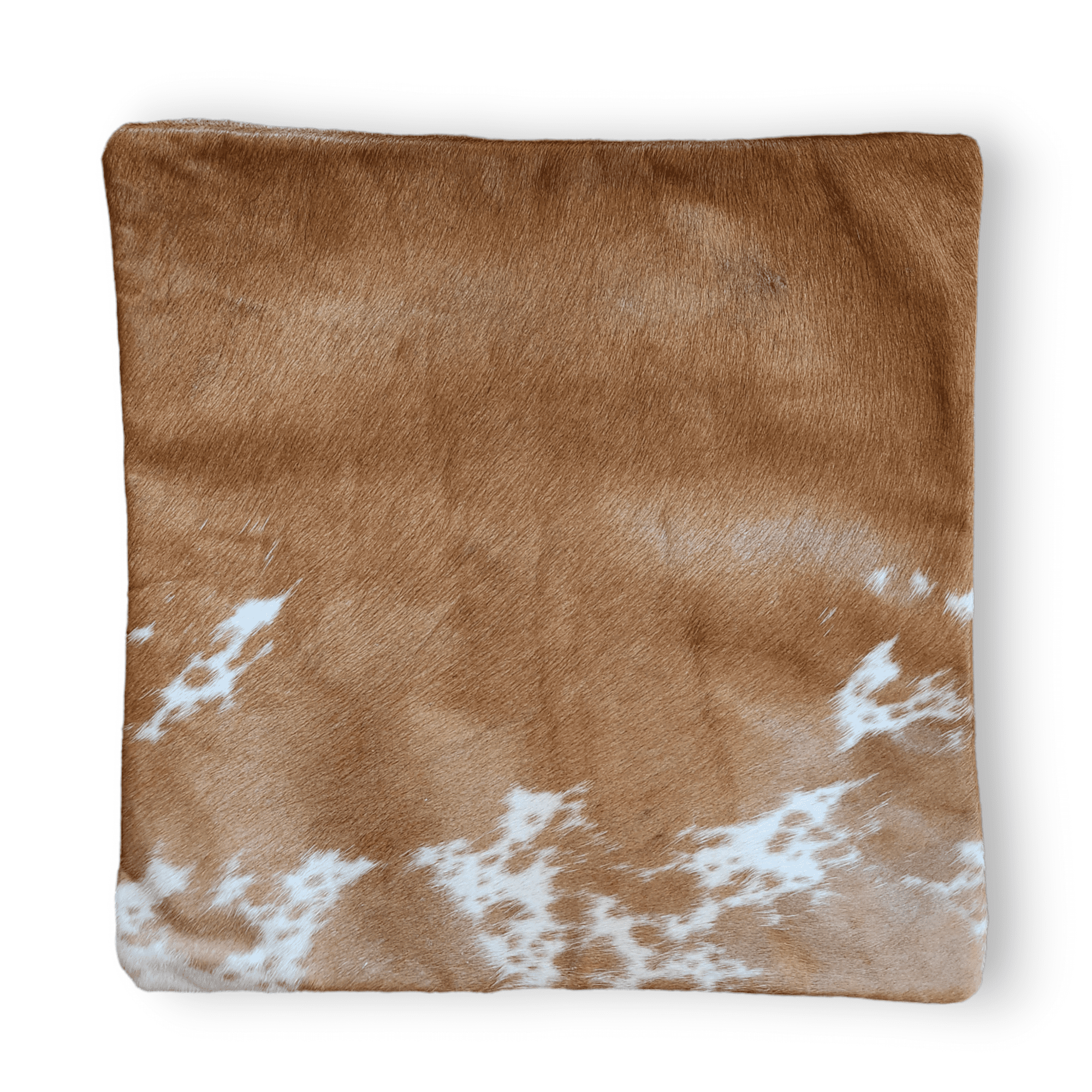 Sample Sale Highlands Genuine Cowhide Caramel Pillow Cover - Ranch Junkie Mercantile LLC