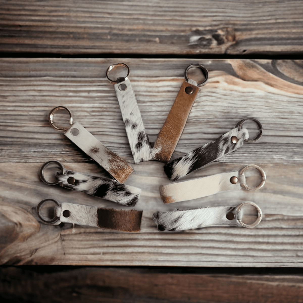 Cowhide Leather Key Chain | Ranch Junkie