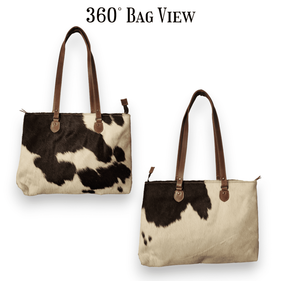 Sample Sale Highlands Genuine Cowhide Large Tote #6 - Ranch Junkie Mercantile LLC