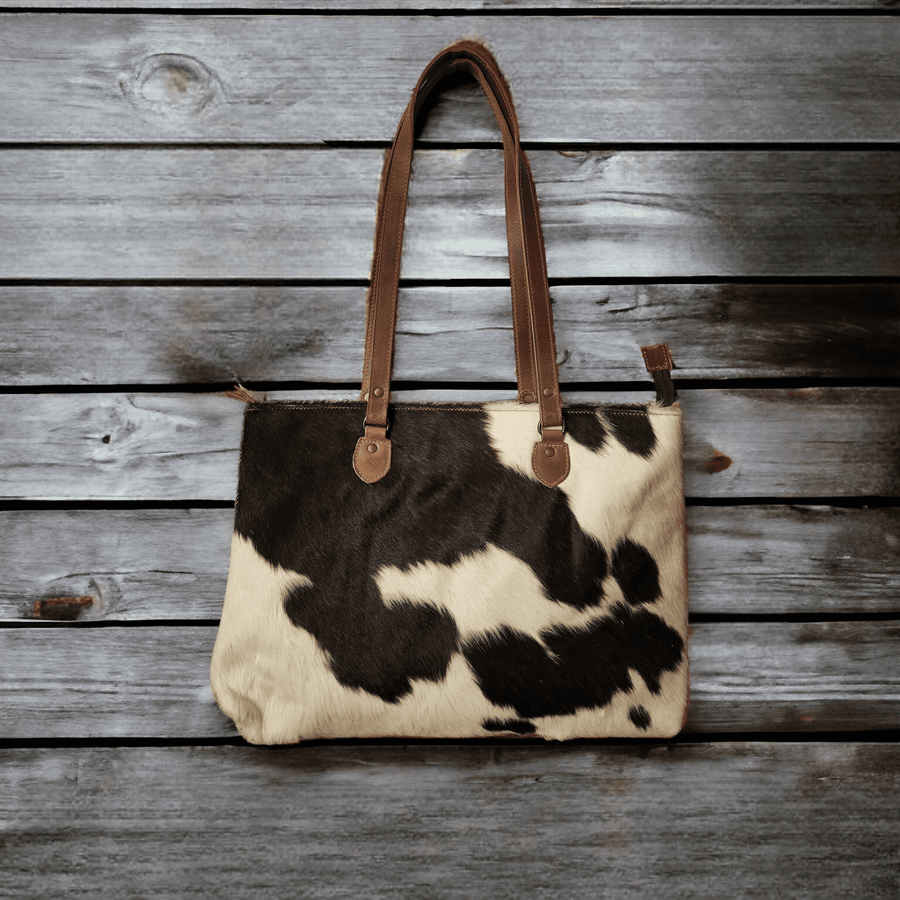 Sample Sale Highlands Genuine Cowhide Large Tote #6 - Ranch Junkie Mercantile LLC