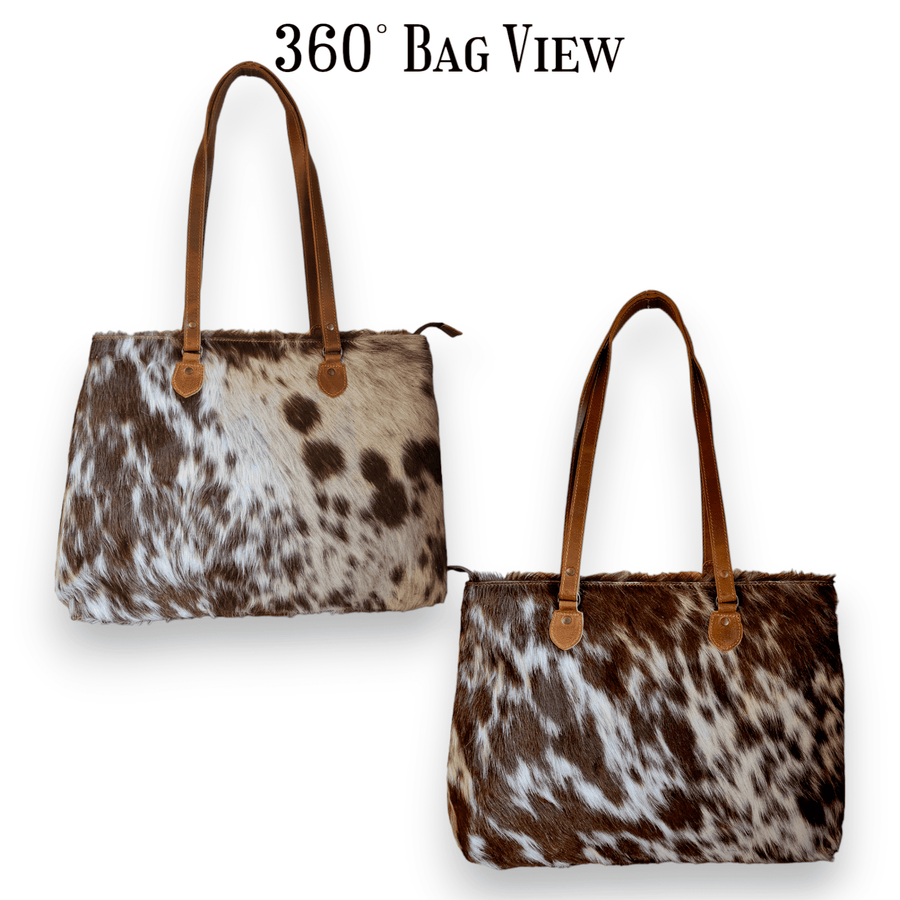 Sample Sale Highlands Genuine Cowhide Large Tote #2 - Ranch Junkie Mercantile LLC