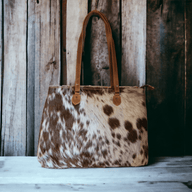 Sample Sale Highlands Genuine Cowhide Large Tote #2 - Ranch Junkie Mercantile LLC