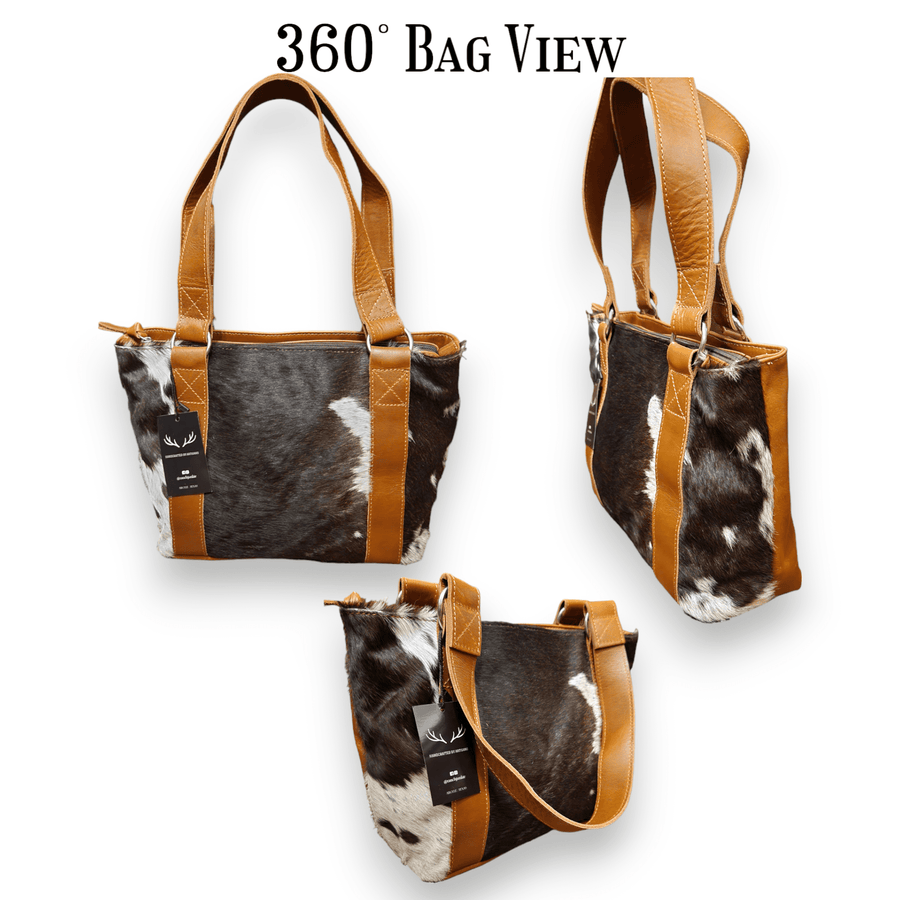 Sample Sale Highlands Genuine Cowhide Tote Handbag Purse #5 - Ranch Junkie Mercantile LLC