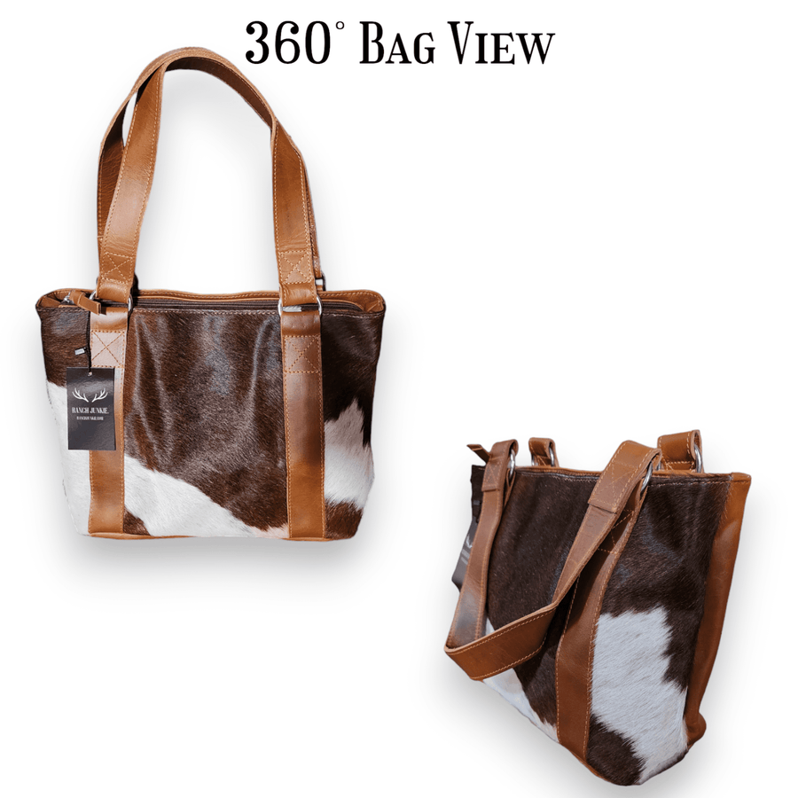 Sample Sale Highlands Genuine Cowhide Tote Handbag Purse #6 - Ranch Junkie Mercantile LLC