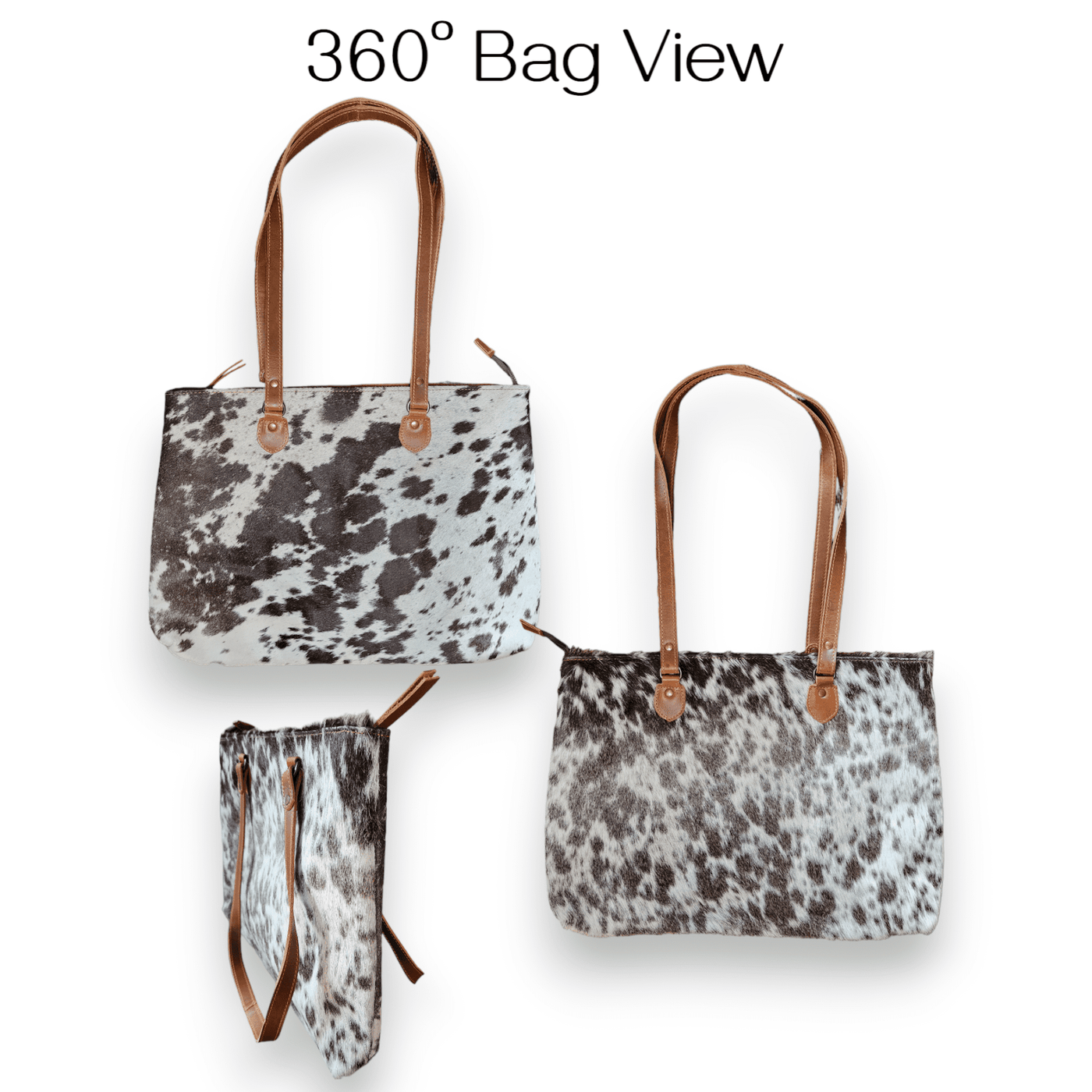 Sample Sale Highlands Genuine Cowhide Large Tote #4 - Ranch Junkie Mercantile LLC