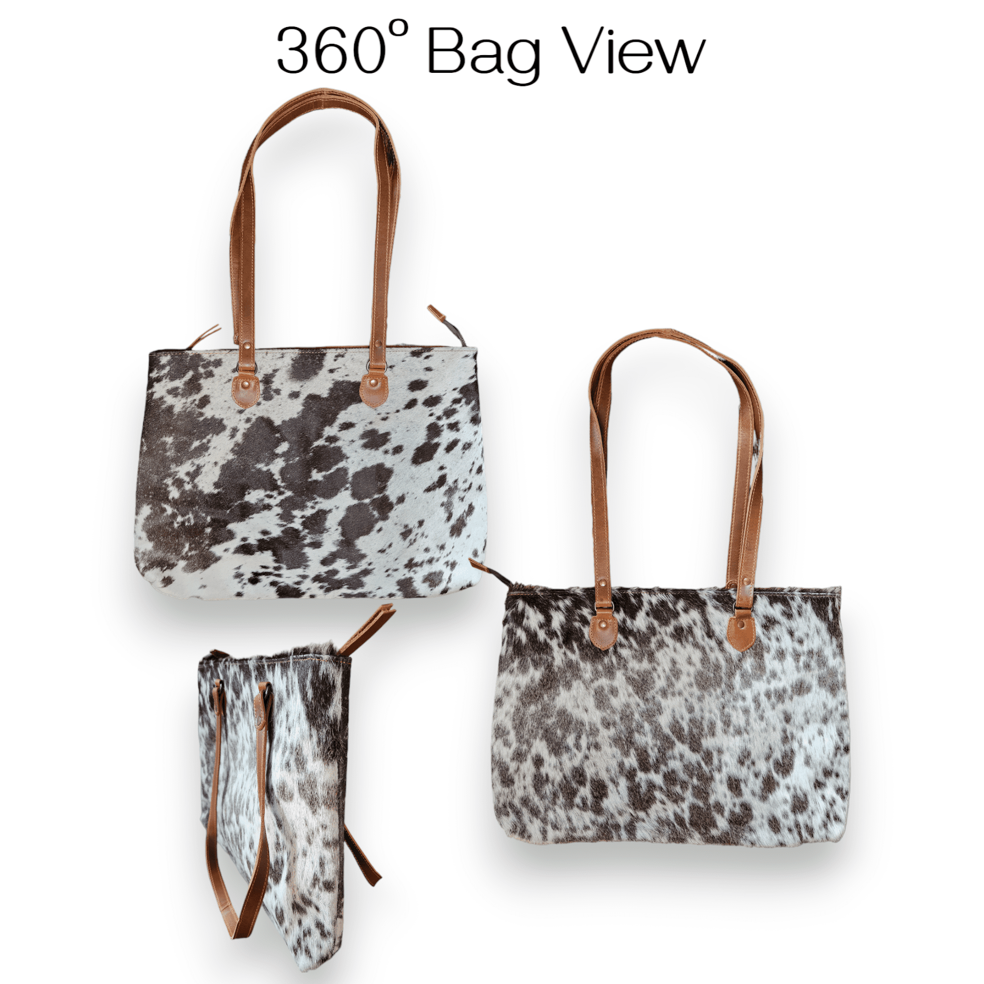 Sample Sale Highlands Genuine Cowhide Large Tote #4 - Ranch Junkie Mercantile LLC