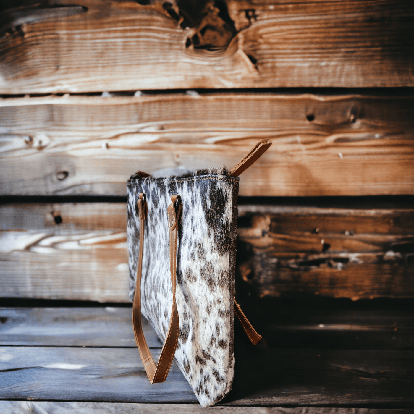 Sample Sale Highlands Genuine Cowhide Large Tote #4 - Ranch Junkie Mercantile LLC