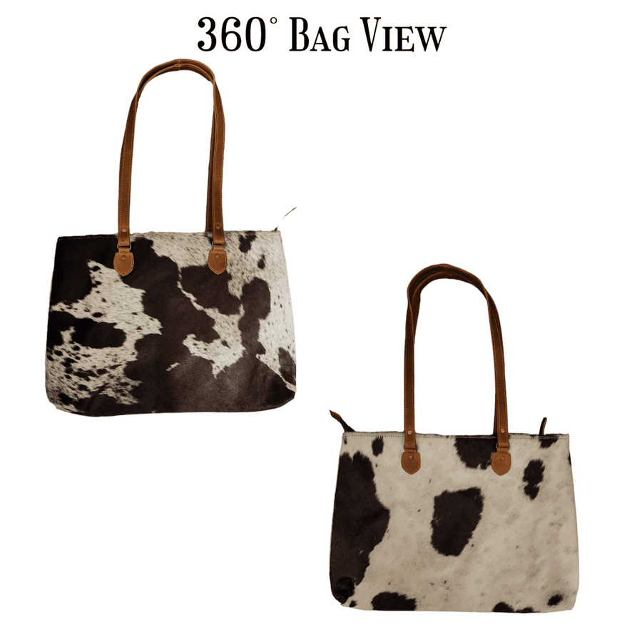 Sample Sale Highlands Genuine Cowhide Large Tote #7 - Ranch Junkie Mercantile LLC