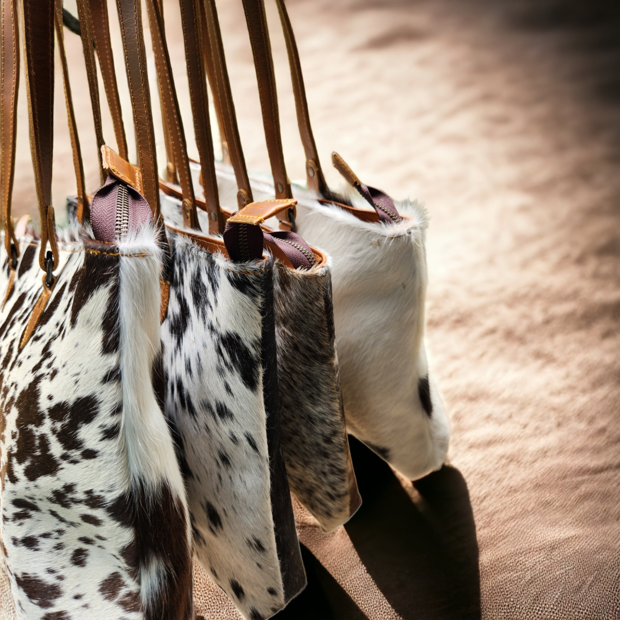 Bundle Deal Highlands Cowhide Large Tote Black + Envelope Cowhide Wallet - Ranch Junkie Mercantile LLC 