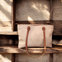 Sample Sale Highlands Genuine Cowhide Large Tote #1 - Ranch Junkie Mercantile LLC 
