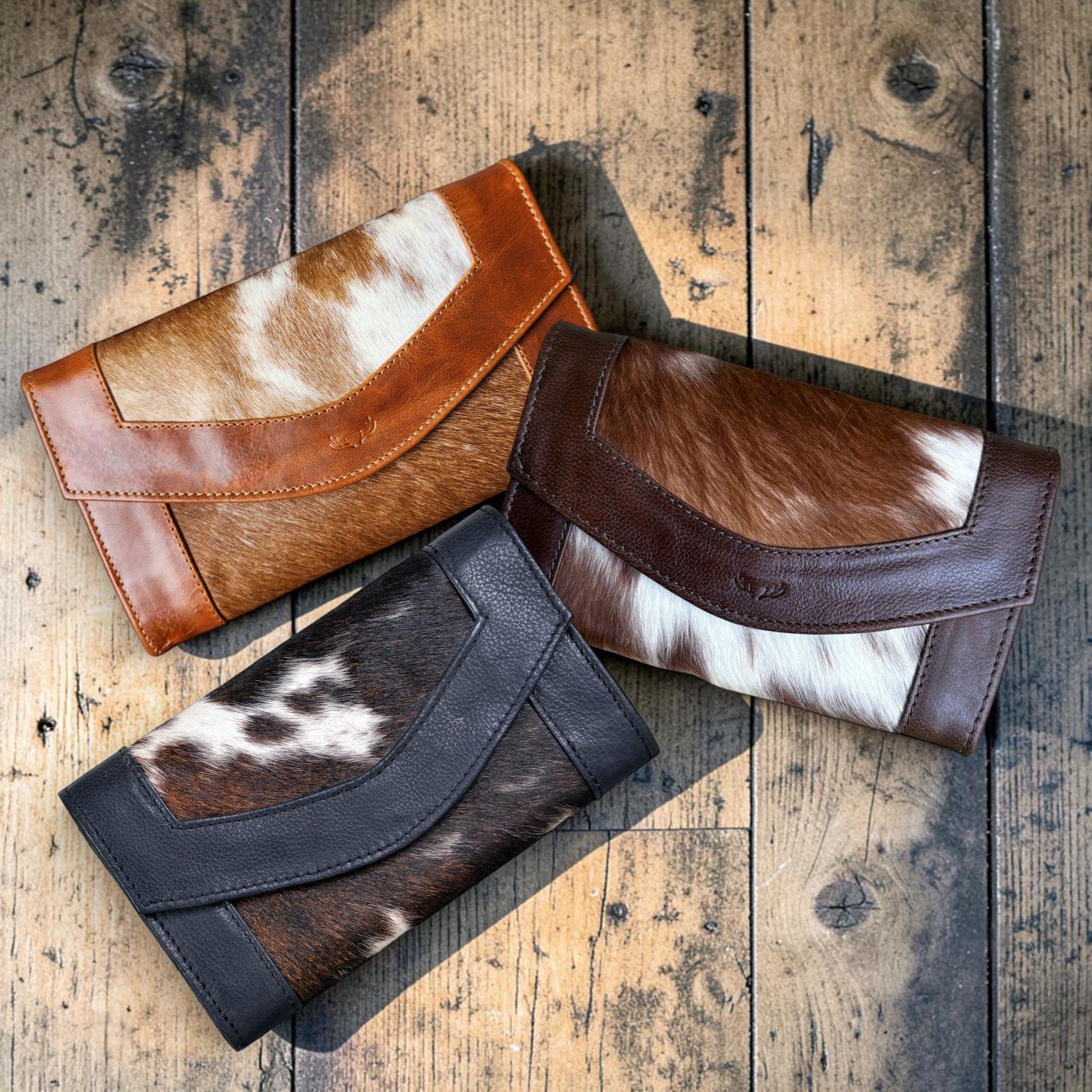 Genuine Cowhide Wallet - Highlands Envelope Style - Large Size