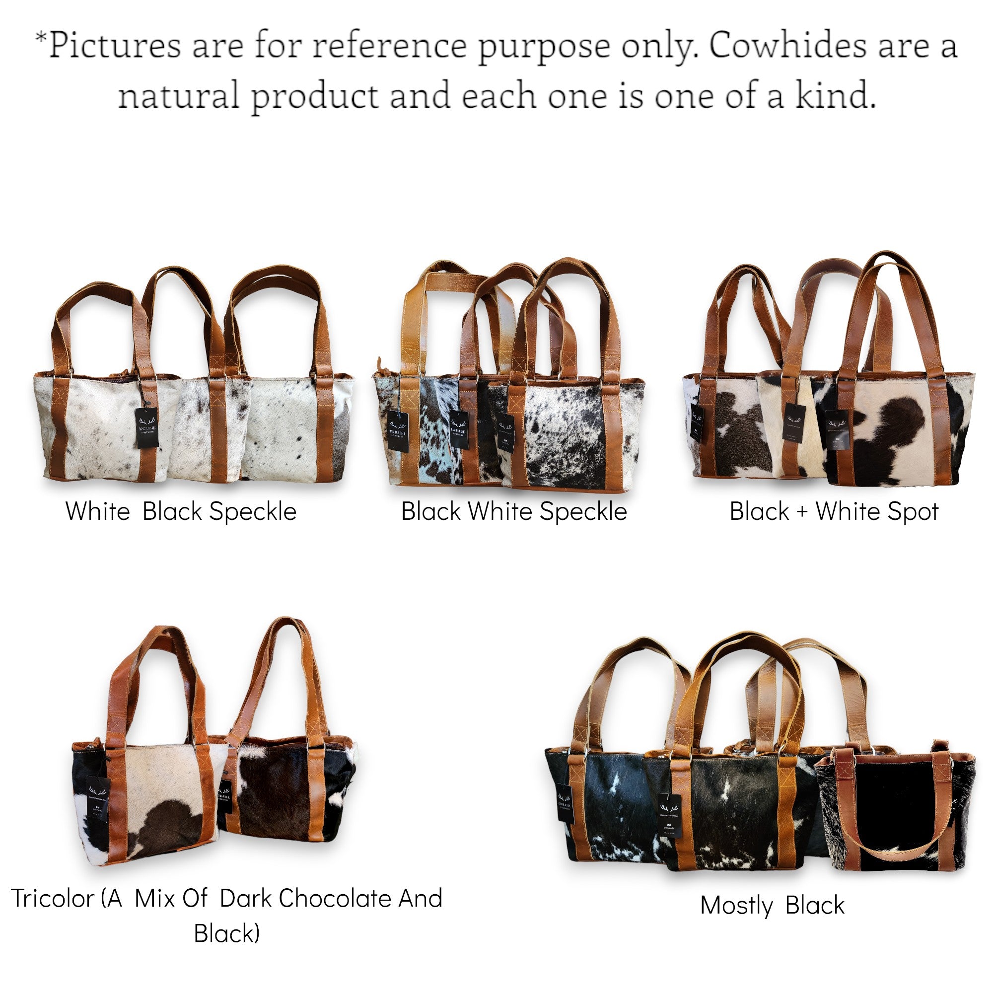 Bundle Deal Highlands Black Cowhide Tote Purse + Credit Card Wallet - Ranch Junkie Mercantile LLC 