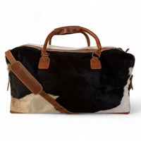 Sample Sale Highlands Large Genuine Cowhide Weekender Cowhide Duffel #4 - Ranch Junkie Mercantile LLC 