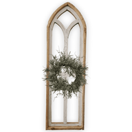 The Ivory Point Farmhouse Wooden Wall Window Arch Single -3 Sizes The Ivory Point Cathedral wall windowsRanch Junkie