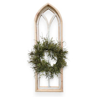 The Ivory Point Farmhouse Wooden Wall Window Arch Single -3 Sizes Cathedral - Ranch Junkie Mercantile LLC 