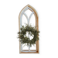 The Ivory Point Farmhouse Wooden Wall Window Arch Single -3 Sizes Cathedral - Ranch Junkie Mercantile LLC 