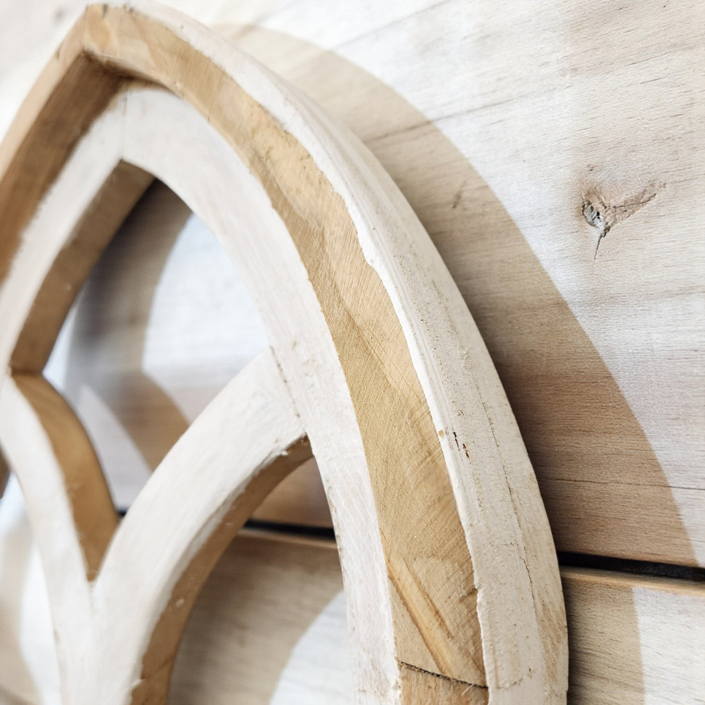 The Ivory Point Farmhouse Wooden Wall Window Arch Single -3 Sizes Cathedral - Ranch Junkie Mercantile LLC 