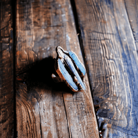 Natural Kyanite Antique Copper Ring - Ranch Junkie Mercantile LLC 
