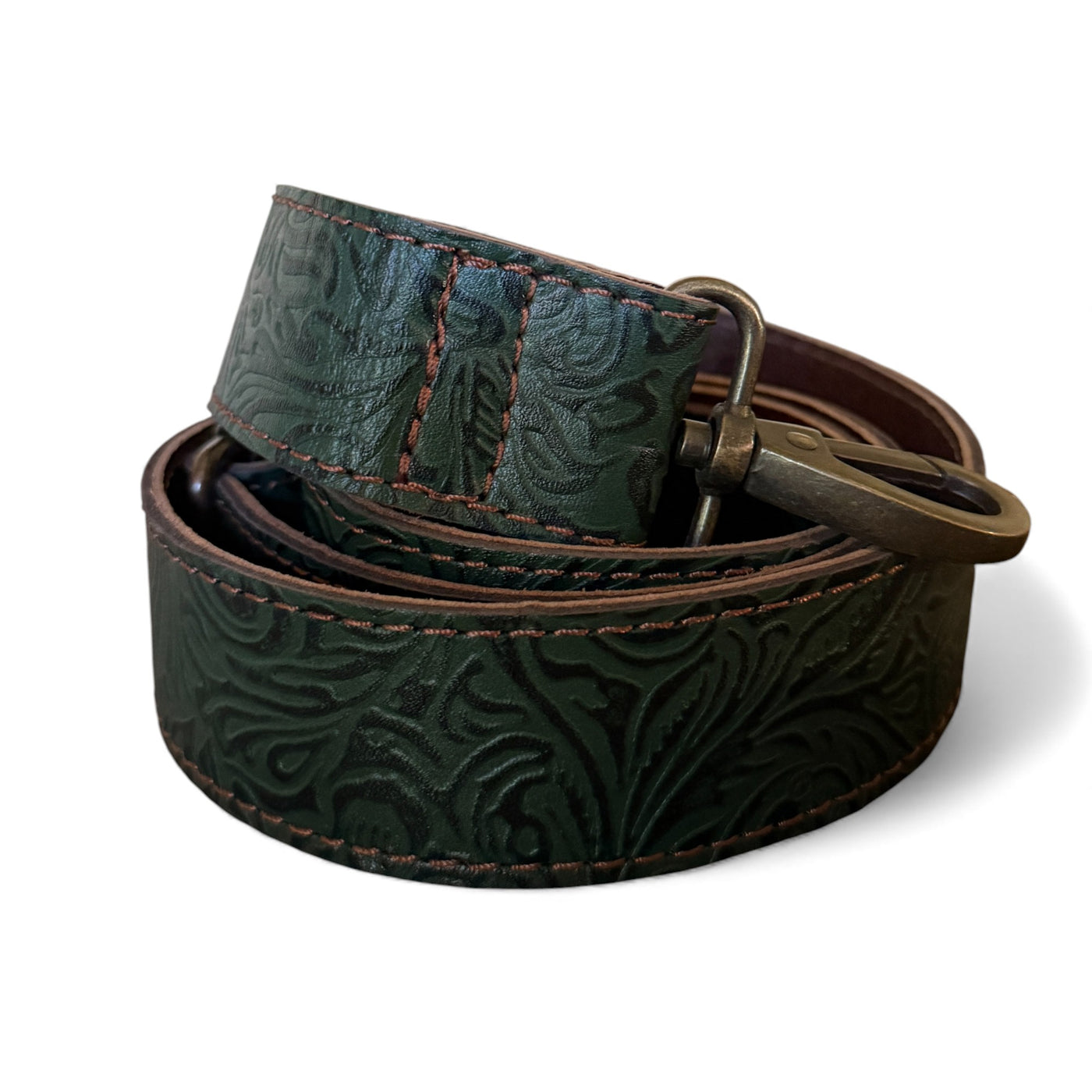 Lily Adjustable Embossed Leather Western Bag Strap (34" to 60")