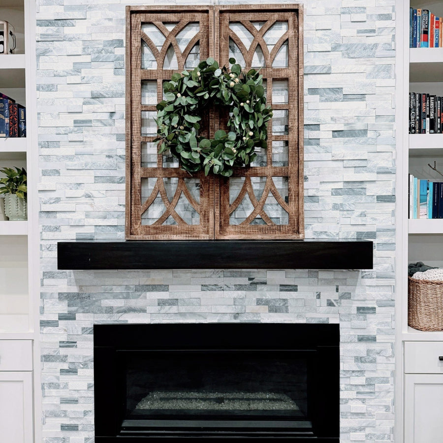 Farmhouse Wooden Wall Window Arch The Longview - TWO SIZES 48" And 60" - Ranch Junkie LLC 