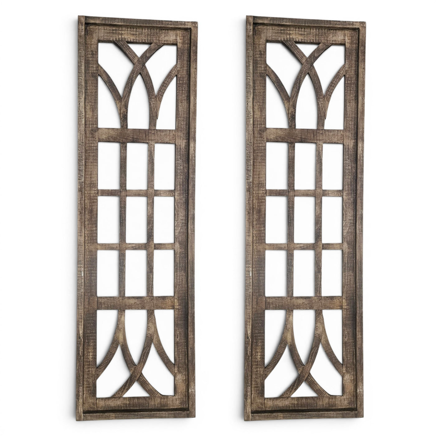 Farmhouse Wooden Wall Window Arch The Longview - TWO SIZES 48" And 60" - Ranch Junkie LLC 