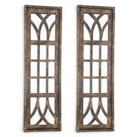 Farmhouse Wooden Wall Window Arch The Longview - TWO SIZES 48" And 60" - Ranch Junkie LLC 