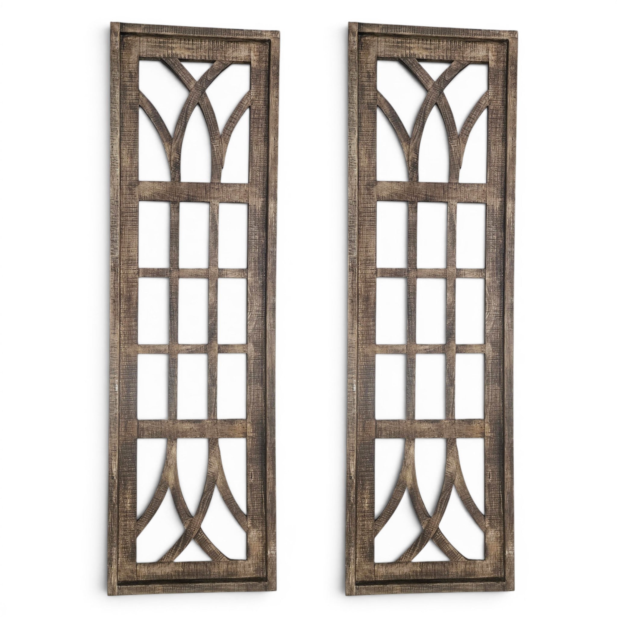 Farmhouse Wooden Wall Window Arch The Longview - TWO SIZES 48" And 60" - Ranch Junkie LLC 