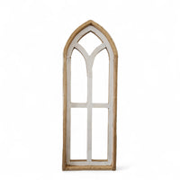 The Ivory Point Farmhouse Wooden Wall Window Arch Single -3 Sizes Cathedral - Ranch Junkie Mercantile LLC 
