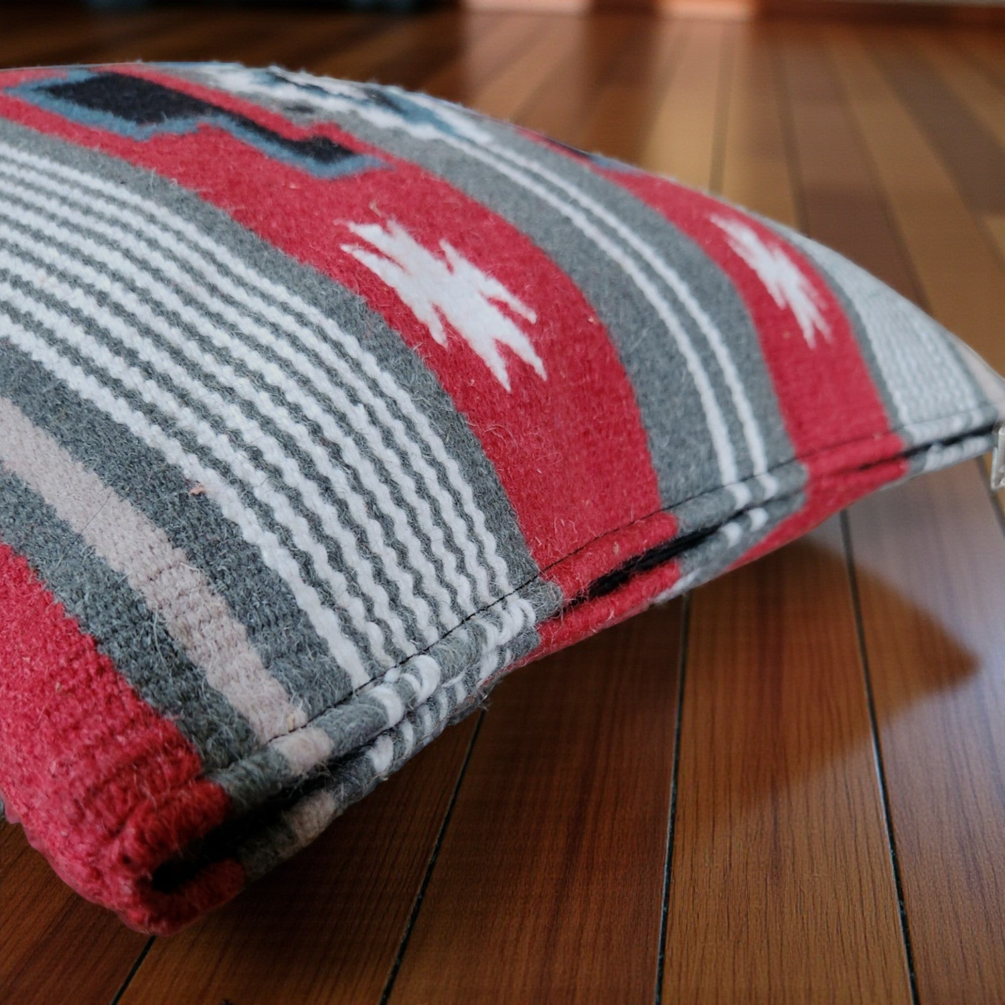 20 X 20 Handwoven Wool Southwestern Pillows - Western Pillow Covers - Ranch Junkie Mercantile LLC 