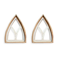 Mini Cathedral Wood Window - The Mini Cathedral- 2 Colors - Buy 1 or A Set of 2 Available - Ranch Junkie Mercantile LLC 
