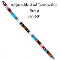 Shania Adjustable Hand Woven Wool Purse Strap (34" to 60") - Ranch Junkie LLC 