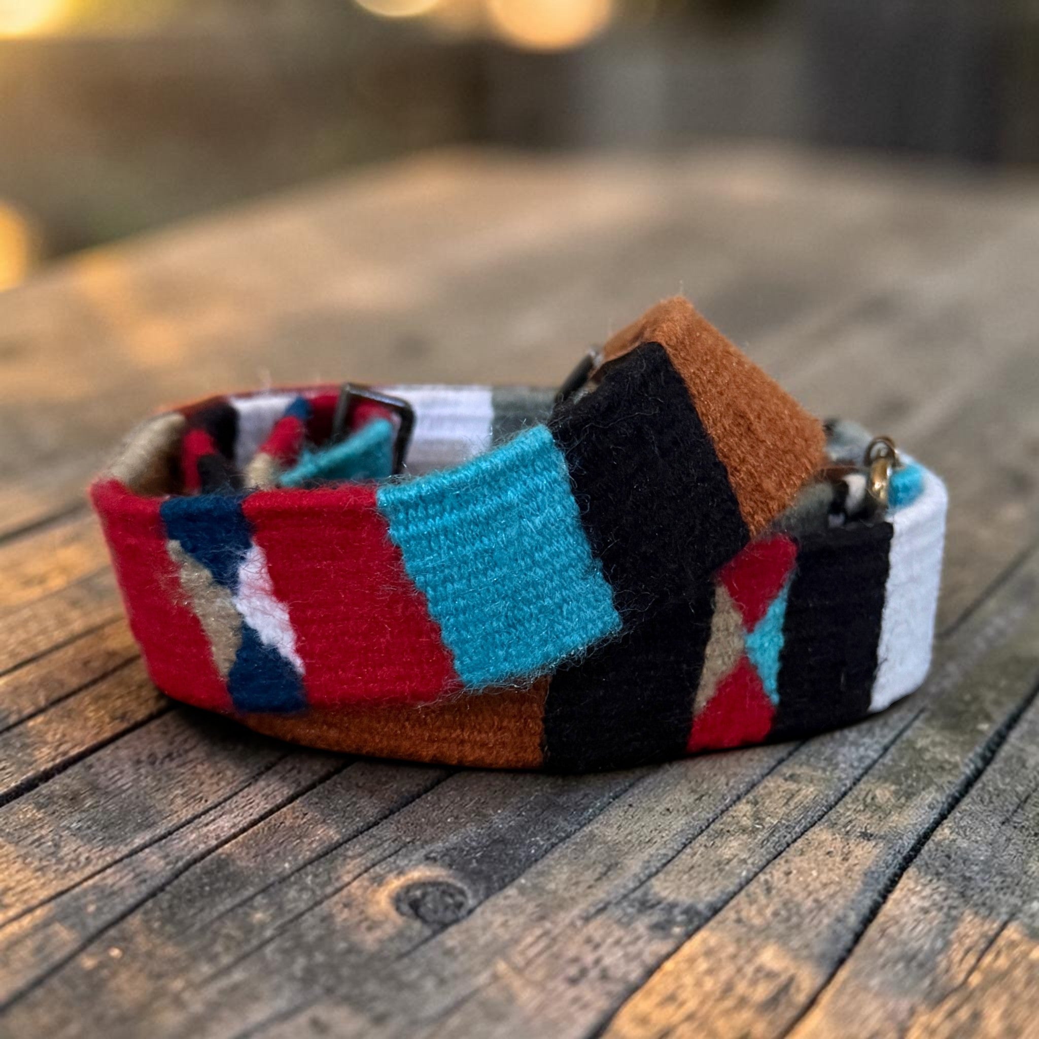 Shania Adjustable Hand Woven Wool Purse Strap (34" to 60") - Ranch Junkie LLC 