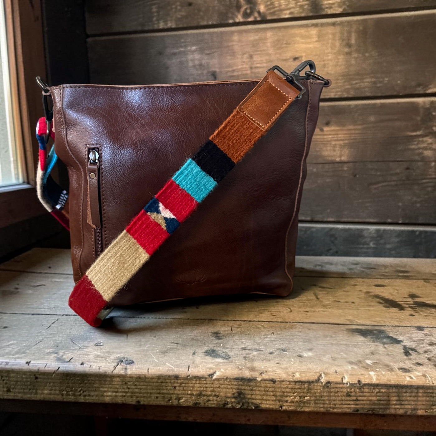 Shania Adjustable Hand Woven Wool Purse Strap (34" to 60") - Ranch Junkie LLC 