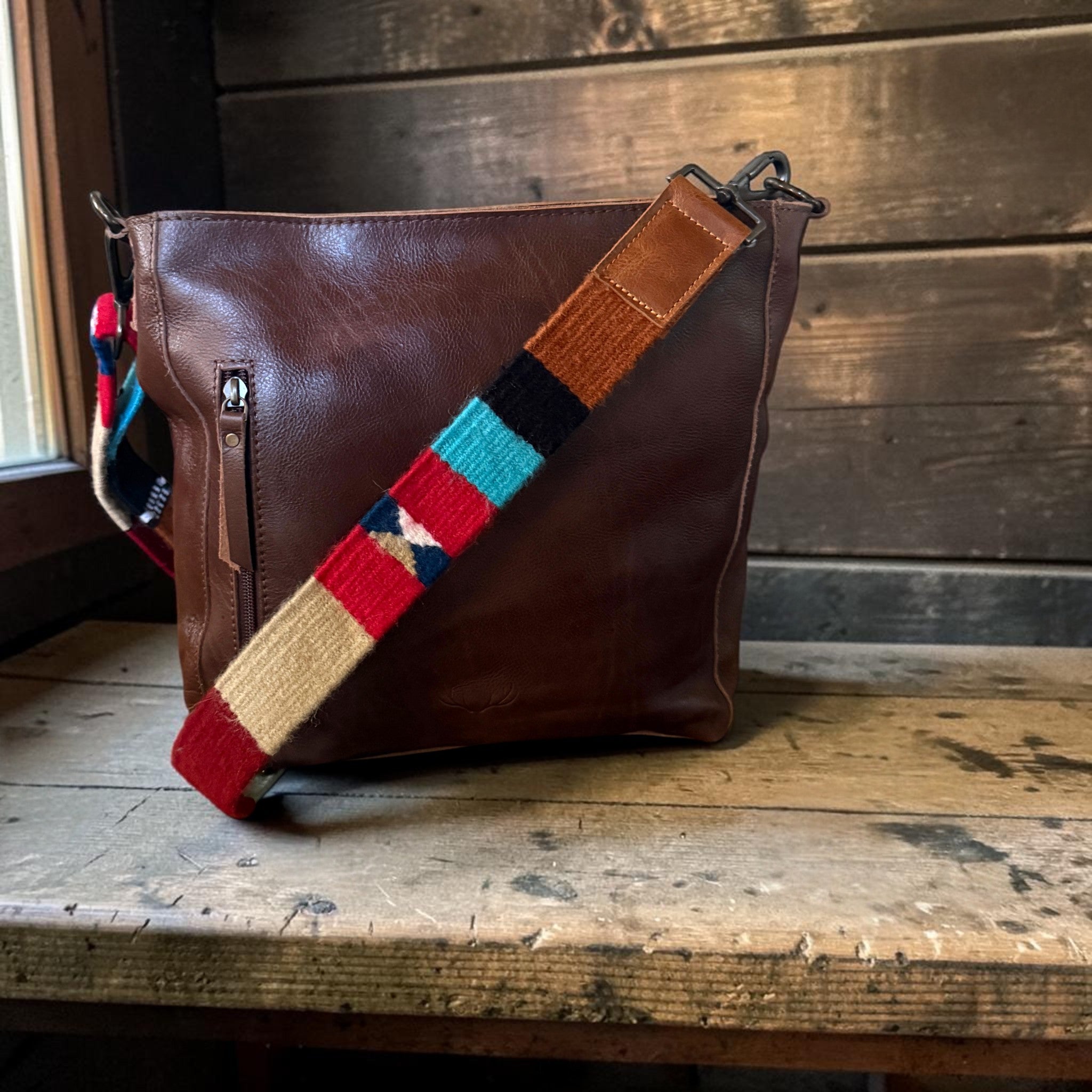 Shania Adjustable Hand Woven Wool Purse Strap (34" to 60") - Ranch Junkie LLC 